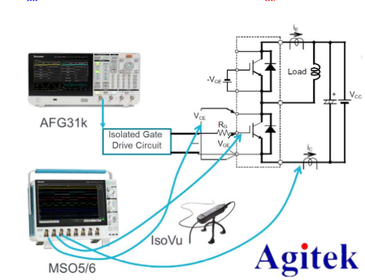 泰克示波器在功率器件動態參數/雙脈沖測試的應用(圖1) 泰克示波器在功率器件動態參數/雙脈沖測試的應用(圖1)