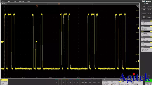如何使用泰克示波器捕獲異常信號(圖2) 如何使用泰克示波器捕獲異常信號(圖2)