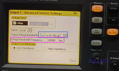 N6705C 直流電源分析儀如何輸出高帶寬波形？(圖2)