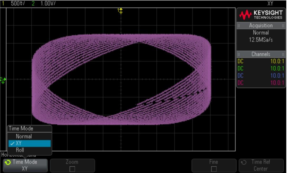 如何使用示波器對相位延遲的正弦波執行雙通道測量？(圖7)