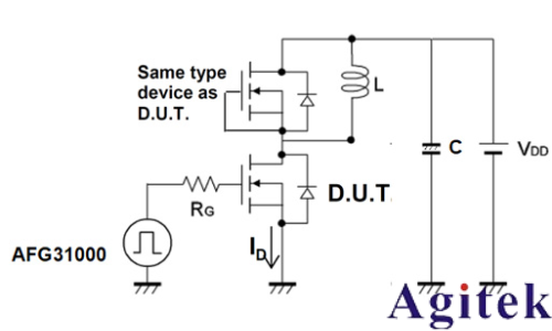 使用泰克5/6系列MSO內置任意波形發生器進行功率半導體器件的雙脈沖測試(圖1) 使用泰克5/6系列MSO內置任意波形發生器進行功率半導體器件的雙脈沖測試(圖1)