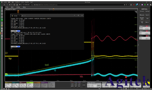 使用泰克5/6系列MSO內置任意波形發生器進行功率半導體器件的雙脈沖測試(圖6) 使用泰克5/6系列MSO內置任意波形發生器進行功率半導體器件的雙脈沖測試(圖6)