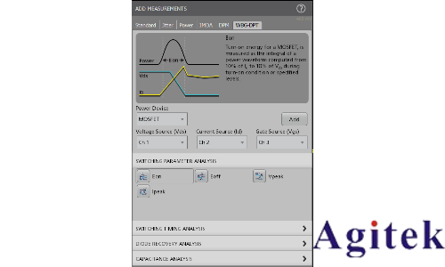 使用泰克5/6系列MSO內置任意波形發生器進行功率半導體器件的雙脈沖測試(圖9) 使用泰克5/6系列MSO內置任意波形發生器進行功率半導體器件的雙脈沖測試(圖9)