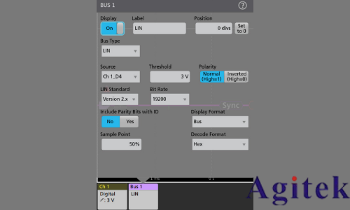 如何利用泰克2系示波器進(jìn)行汽車總線觸發(fā)解碼分析?(圖2) 如何利用泰克2系示波器進(jìn)行汽車總線觸發(fā)解碼分析?(圖2)