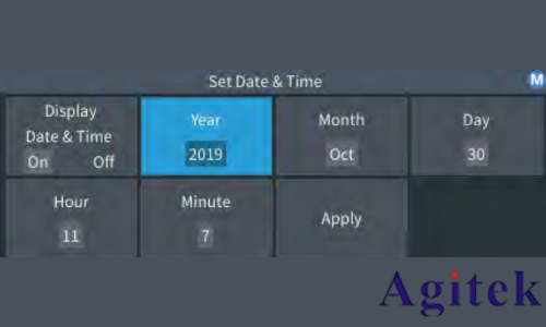 泰克示波器TBS2000X系列設置時間手冊(圖3) 泰克示波器TBS2000X系列設置時間手冊(圖3)