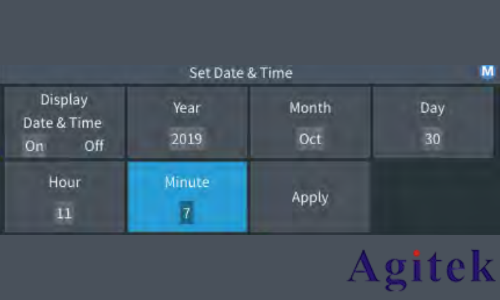 泰克示波器TBS2000X系列設置時間手冊(圖6) 泰克示波器TBS2000X系列設置時間手冊(圖6)