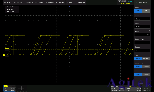 觸發電平與沿相交，但沒有實際觸發信號該怎么設置？(圖3)