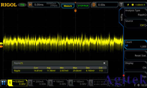 普源DS8104 示波器電源紋波測試(圖3) 普源DS8104 示波器電源紋波測試(圖3)