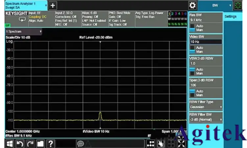 頻譜儀使用過程中如何選擇最好的分辨率帶寬(RBW)?(圖12) 頻譜儀使用過程中如何選擇最好的分辨率帶寬(RBW)?(圖12)