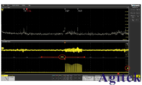 使用泰克4、5和6系列混合信號(hào)示波器逐步排除電磁干擾(圖17)