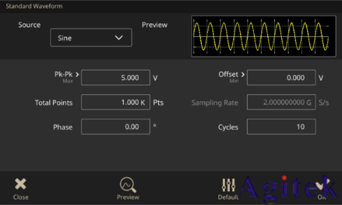 泰克AFG31000 系列任意函數(shù)發(fā)生器如何創(chuàng)建任意波形(圖3) 泰克AFG31000 系列任意函數(shù)發(fā)生器如何創(chuàng)建任意波形(圖3)