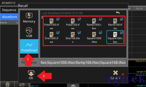 泰克AFG31000 系列任意函數發生器如何使用高級模式(圖4) 泰克AFG31000 系列任意函數發生器如何使用高級模式(圖4)