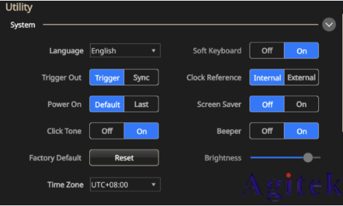 泰克AFG31000 系列信號發生器系統菜單設置(圖1) 泰克AFG31000 系列信號發生器系統菜單設置(圖1)
