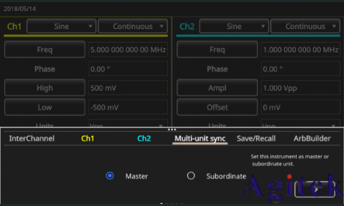 泰克AFG31000系列信號發生器如何同步多臺儀器(圖1) 泰克AFG31000系列信號發生器如何同步多臺儀器(圖1)