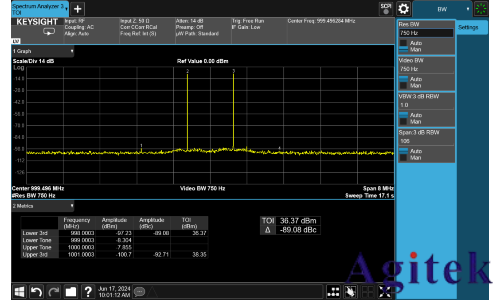 如何優(yōu)化頻譜儀設(shè)置 進(jìn)行TOI測量