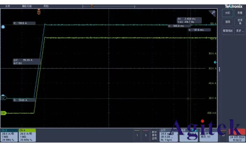 EA直流電源并聯(lián)狀態(tài)下突加載均流測試(圖4) EA直流電源并聯(lián)狀態(tài)下突加載均流測試(圖4)