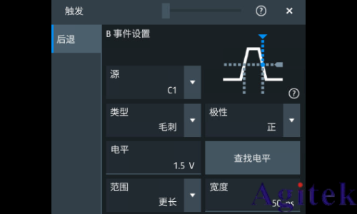 羅德與施瓦茨示波器A-B-R觸發(fā)在開關(guān)電源死區(qū)時(shí)間測試中的應(yīng)用(圖15) 羅德與施瓦茨示波器A-B-R觸發(fā)在開關(guān)電源死區(qū)時(shí)間測試中的應(yīng)用(圖15)