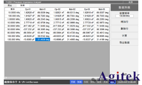 同惠LCR測試儀TH2851晶振分析應(yīng)用