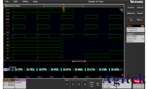 泰克2 系列 MSO混合信號示波器(圖9) 泰克2 系列 MSO混合信號示波器(圖9)