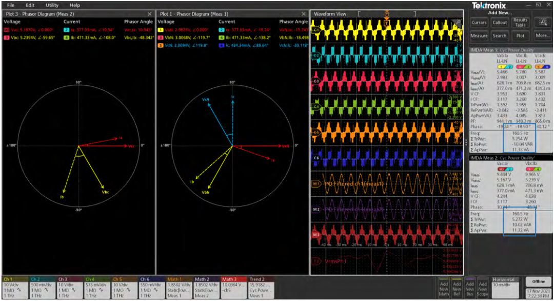 使用泰克示波器對三相電機驅動器進行測量(圖20) 使用泰克示波器對三相電機驅動器進行測量(圖20)