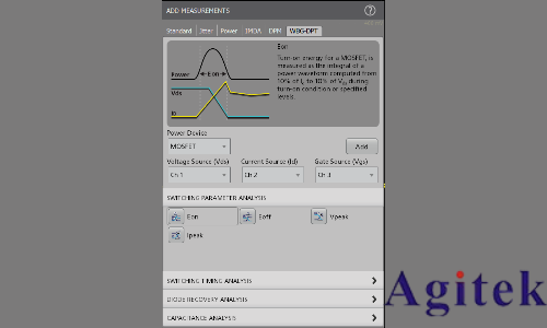 使用泰克示波器5/6系列MSO進行功率半導體器件的雙脈沖測試(圖9) 使用泰克示波器5/6系列MSO進行功率半導體器件的雙脈沖測試(圖9)