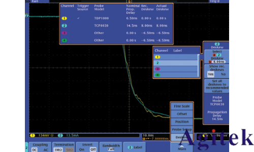 使用泰克示波器進行供電測量與分析(圖3) 使用泰克示波器進行供電測量與分析(圖3)