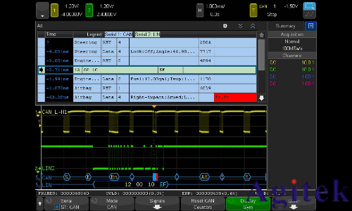 使用是德示波器進行 汽車串行總線測試(圖1) 使用是德示波器進行 汽車串行總線測試(圖1)