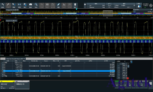 基于羅德與施瓦茨RTO示波器的100BASE-TX協議解碼分析(圖7) 基于羅德與施瓦茨RTO示波器的100BASE-TX協議解碼分析(圖7)