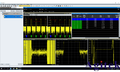 利用羅德與施瓦茨示波器RTO6系列和VSE軟件進(jìn)行脈沖分析(圖10) 利用羅德與施瓦茨示波器RTO6系列和VSE軟件進(jìn)行脈沖分析(圖10)