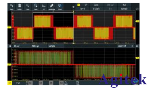 羅德與施瓦茨示波器分析脈沖寬度調制信號(圖1) 羅德與施瓦茨示波器分析脈沖寬度調制信號(圖1)