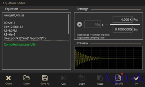 用任意函數發生器 (AFG) 復制真實世界的信號(圖9)