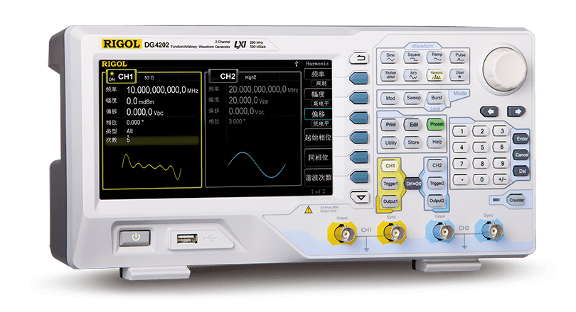 如何使用信號發(fā)生器和示波與其測量放大器的總諧波失真(THD)(圖2)